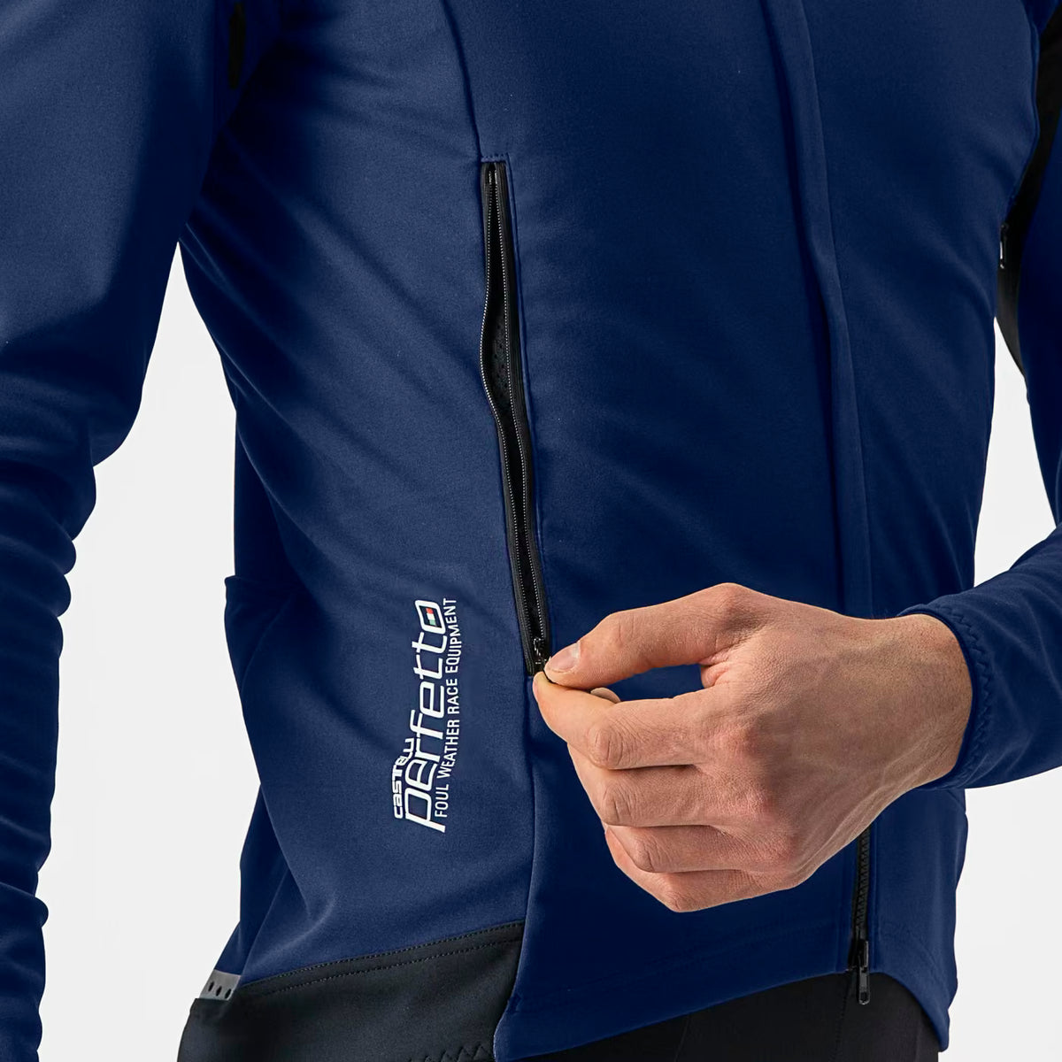 Castelli Perfetto RoS 2 Long Sleeve Jacket Men's Belgian Blu - Image 5