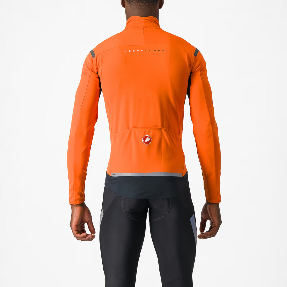 Castelli Perfetto RoS 2 Long Sleeve Jacket Men's Red Orange/ - Image 2