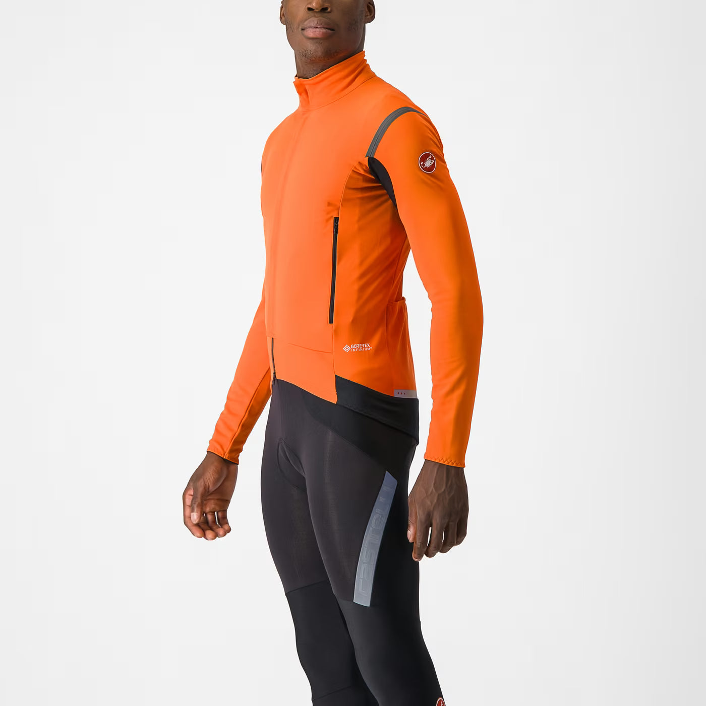 Castelli Perfetto RoS 2 Long Sleeve Jacket Men's Red Orange/ - Image 3