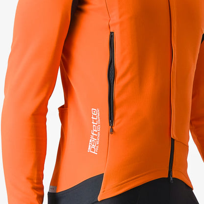 Castelli Perfetto RoS 2 Long Sleeve Jacket Men's Red Orange/ - Image 5