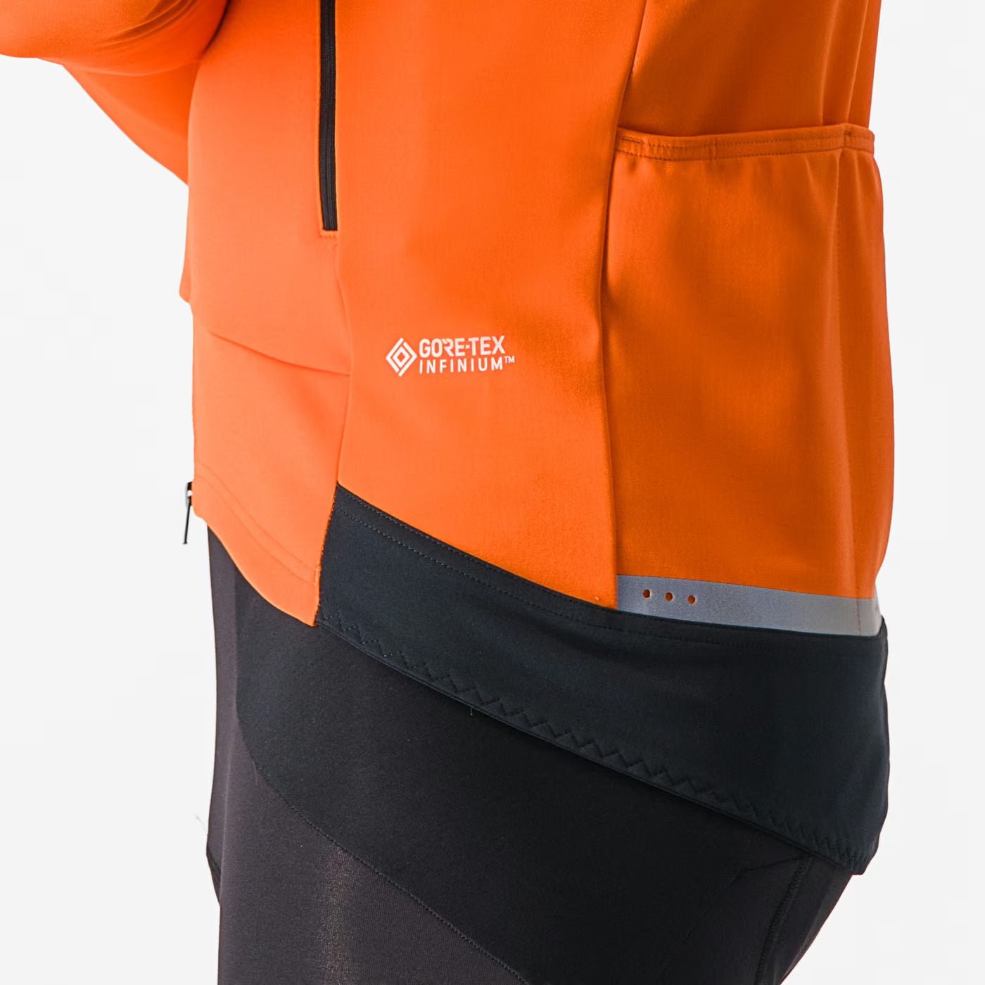 Castelli Perfetto RoS 2 Long Sleeve Jacket Men's Red Orange/ - Image 6