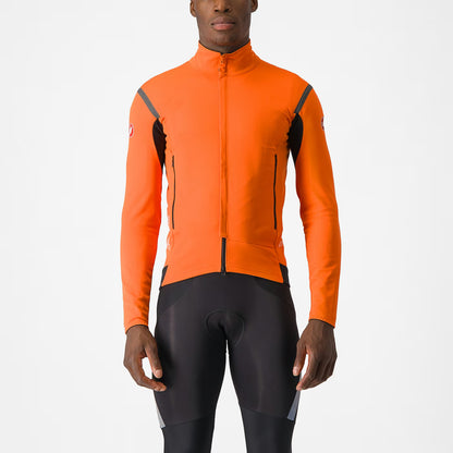 Castelli Perfetto RoS 2 Long Sleeve Jacket Men's Red Orange/ - Image 1