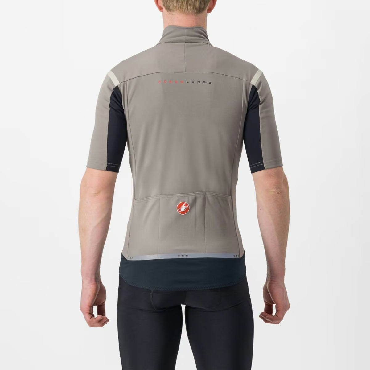 Castelli Gabba RoS 2 Jacket Men's Nickel Gray/Travertine Gra - Image 2
