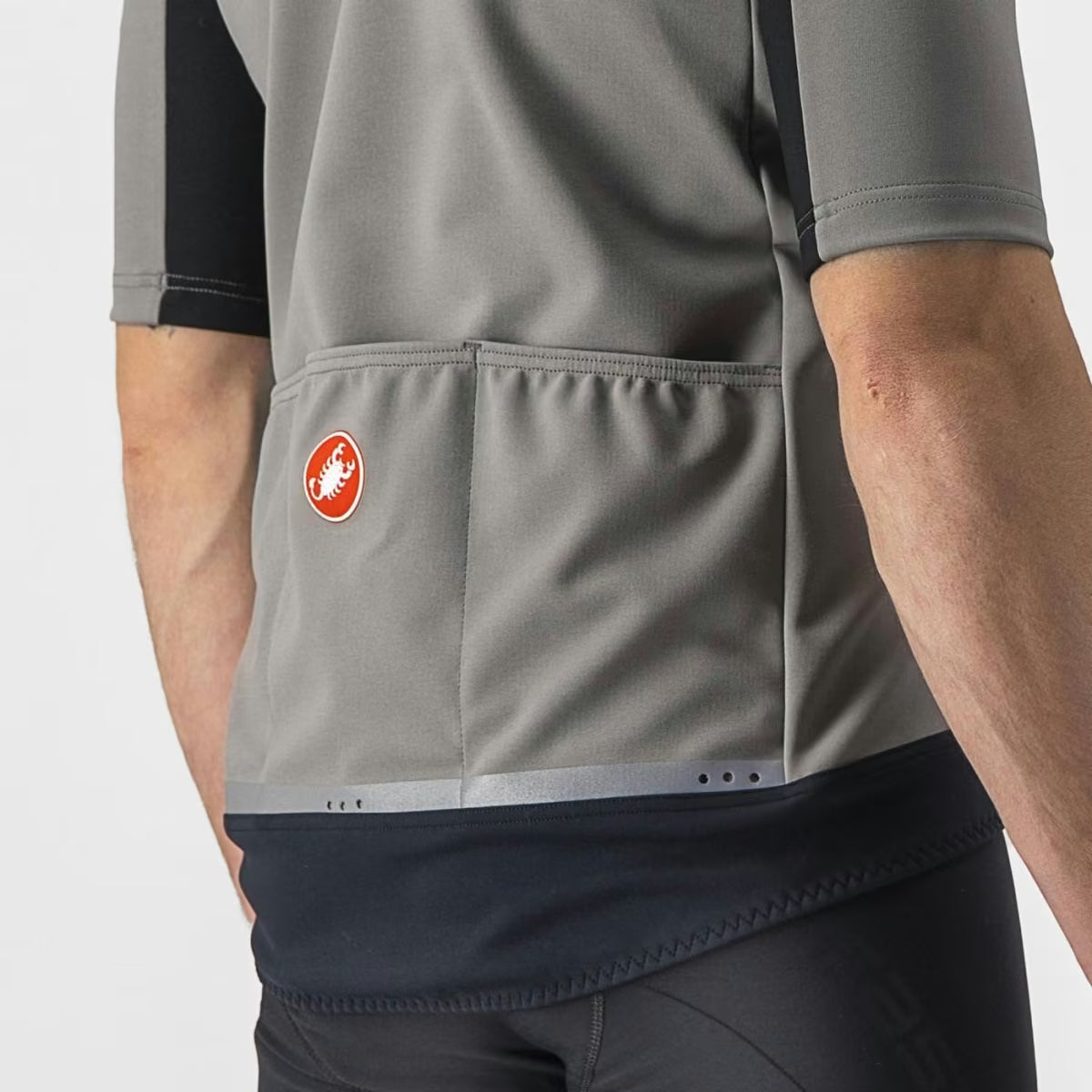 Castelli Gabba RoS 2 Jacket Men's Nickel Gray/Travertine Gra - Image 3