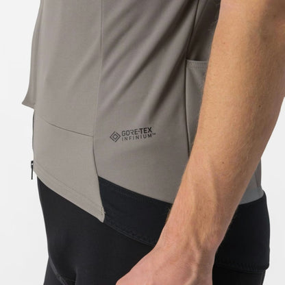 Castelli Gabba RoS 2 Jacket Men's Nickel Gray/Travertine Gra - Image 4