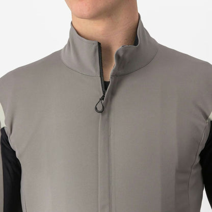 Castelli Gabba RoS 2 Jacket Men's Nickel Gray/Travertine Gra - Image 6