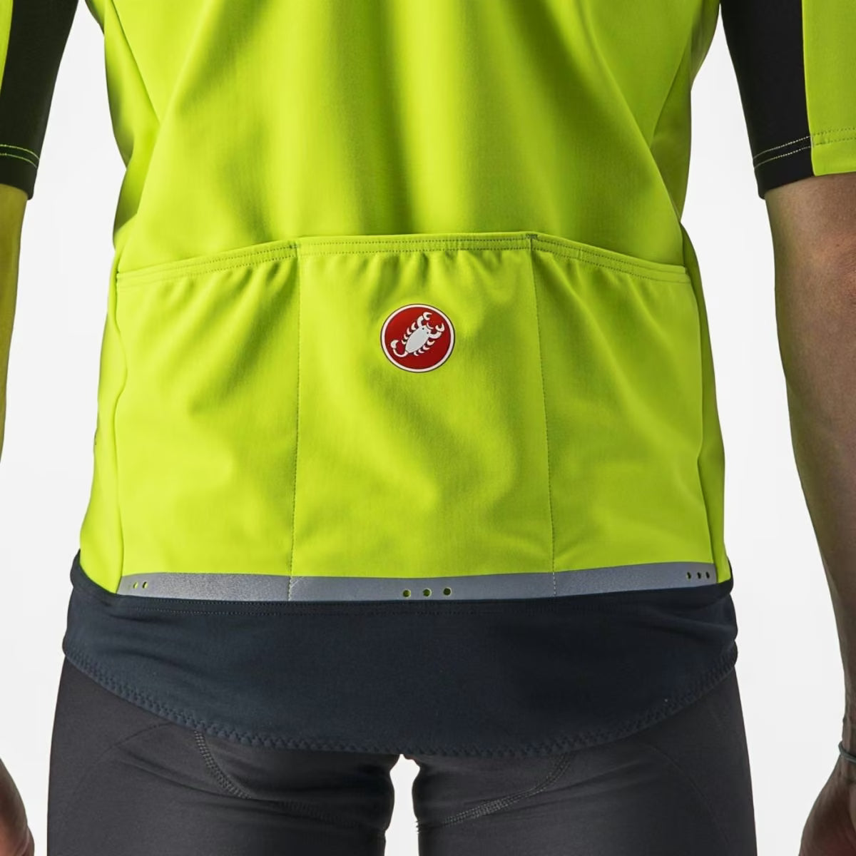 Castelli Gabba RoS 2 Jacket Men's Electric Lime/Dark Gray - Image 3