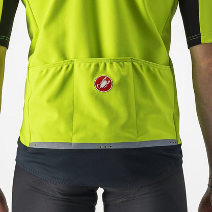 Castelli Gabba RoS 2 Jacket Men's Electric Lime/Dark Gray - Image 3