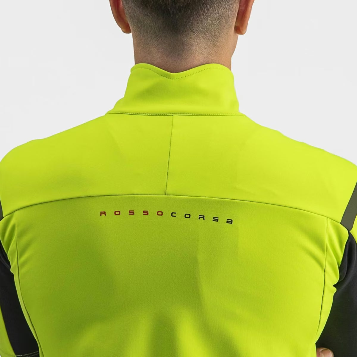 Castelli Gabba RoS 2 Jacket Men's Electric Lime/Dark Gray - Image 8