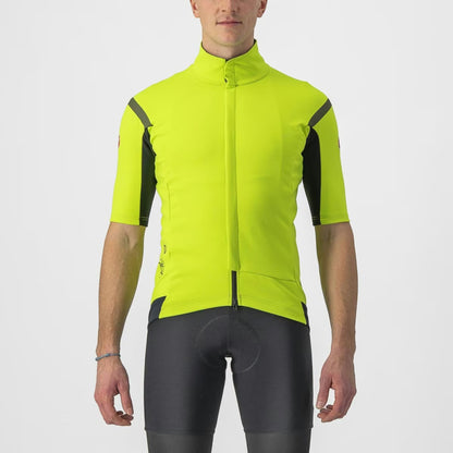 Castelli Gabba RoS 2 Jacket Men's Electric Lime/Dark Gray - Image 1
