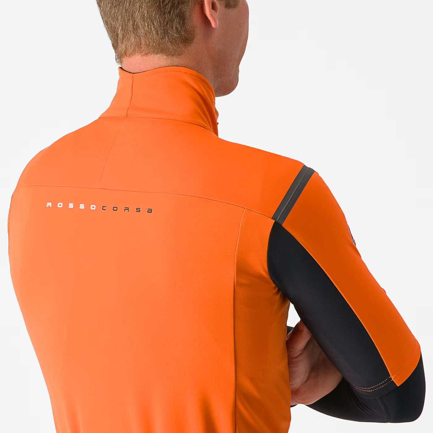 Castelli Gabba RoS 2 Jacket Men's Red Orange/Dark Gray - Image 4
