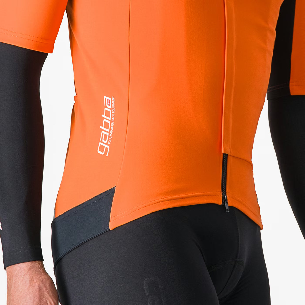Castelli Gabba RoS 2 Jacket Men's Red Orange/Dark Gray - Image 5