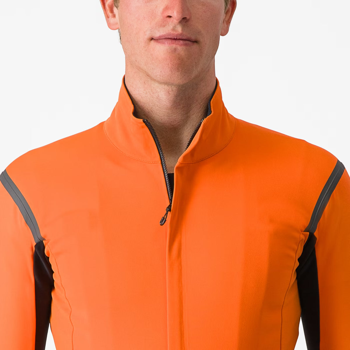 Castelli Gabba RoS 2 Jacket Men's Red Orange/Dark Gray - Image 6