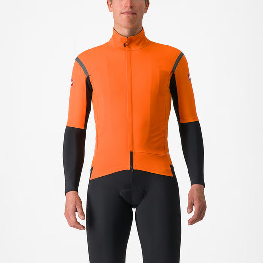 Castelli Gabba RoS 2 Jacket Men's Red Orange/Dark Gray - Image 1
