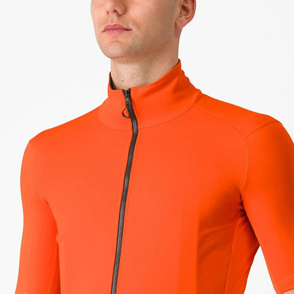 Castelli Perfetto RoS 2 Wind Jersey Men's Brilliant Orange - Image 3