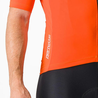 Castelli Perfetto RoS 2 Wind Jersey Men's Brilliant Orange - Image 5