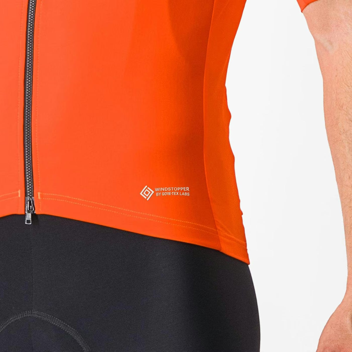 Castelli Perfetto RoS 2 Wind Jersey Men's Brilliant Orange - Image 6