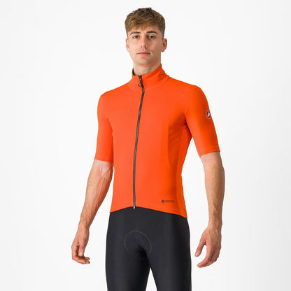 Castelli Perfetto RoS 2 Wind Jersey Men's Brilliant Orange - Image 1