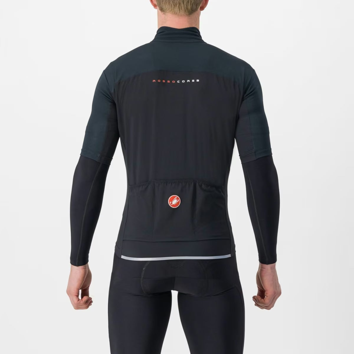 Castelli Perfetto RoS 2 Wind Jersey Men's Light Black - Image 2