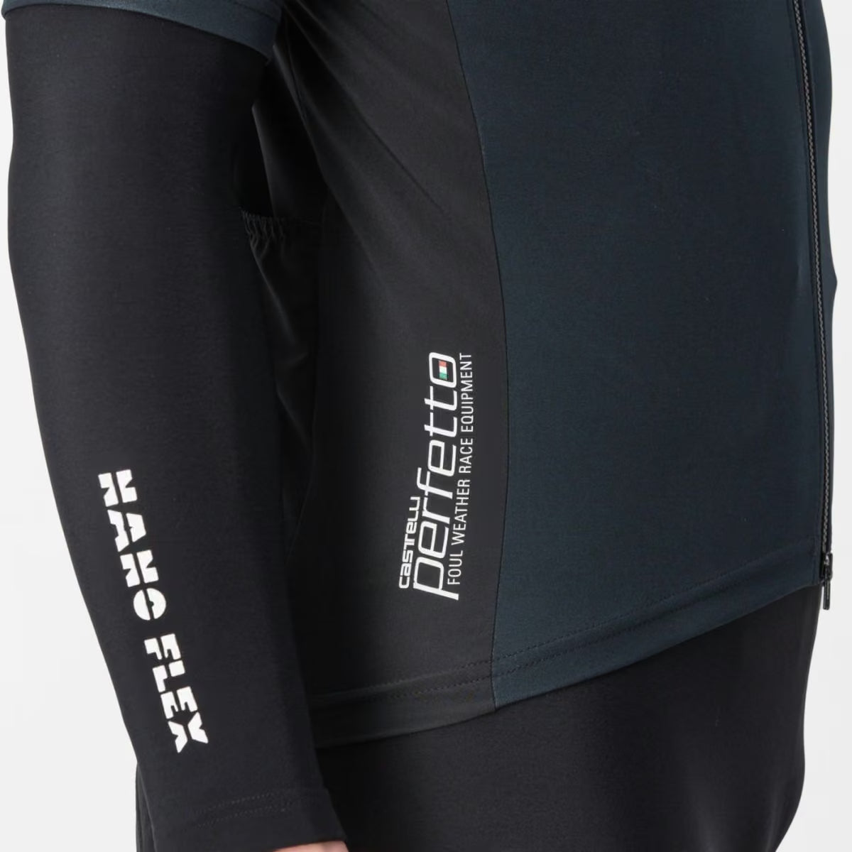 Castelli Perfetto RoS 2 Wind Jersey Men's Light Black - Image 6