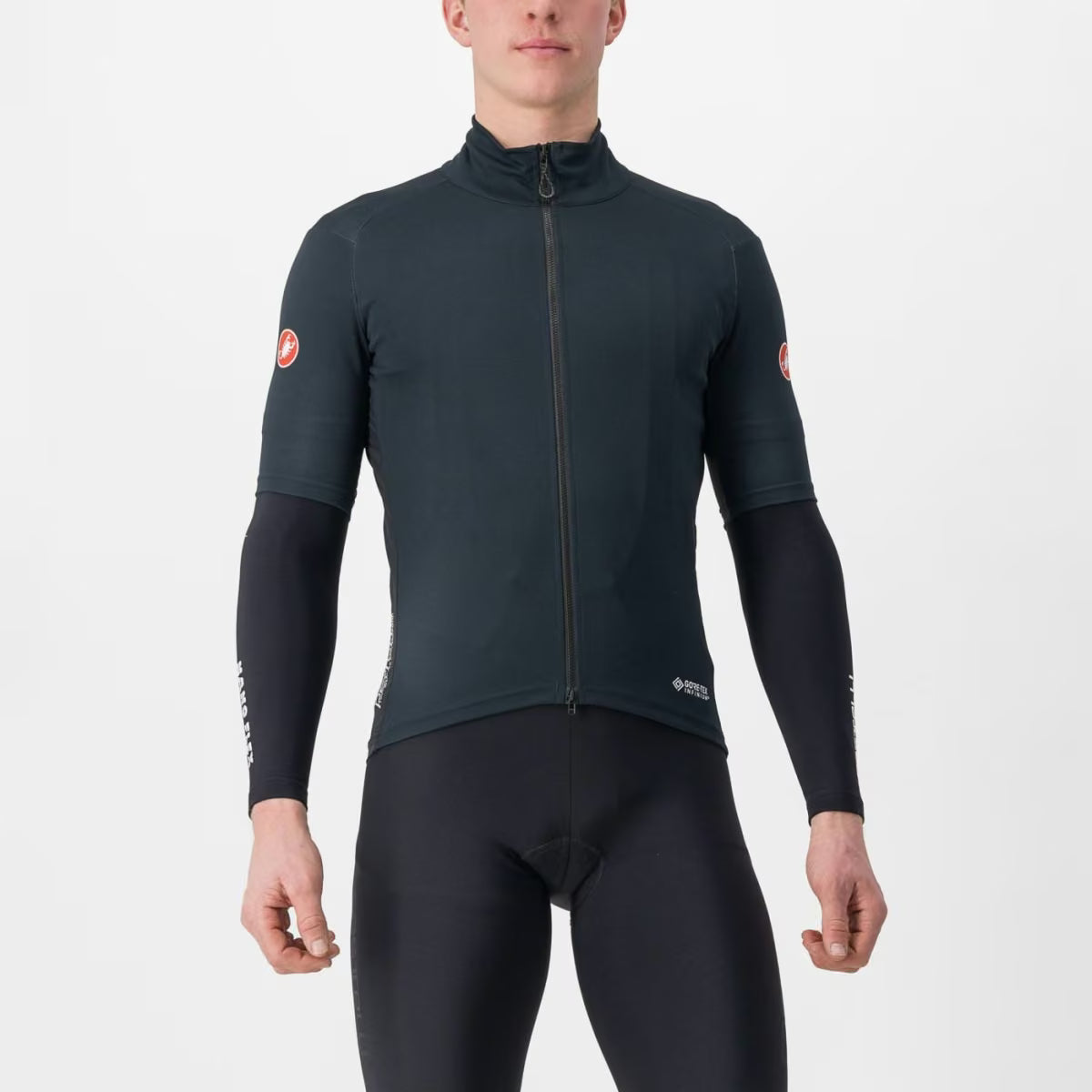 Castelli Perfetto RoS 2 Wind Jersey Men's Light Black - Image 7