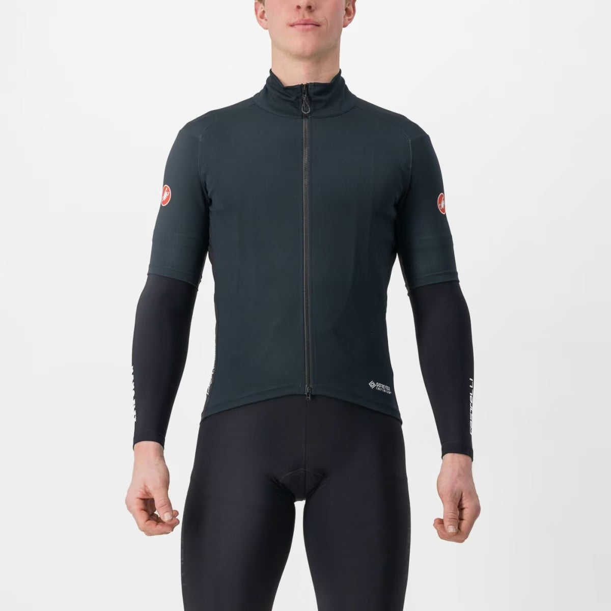 Castelli Perfetto RoS 2 Wind Jersey Men's Light Black - Image 1