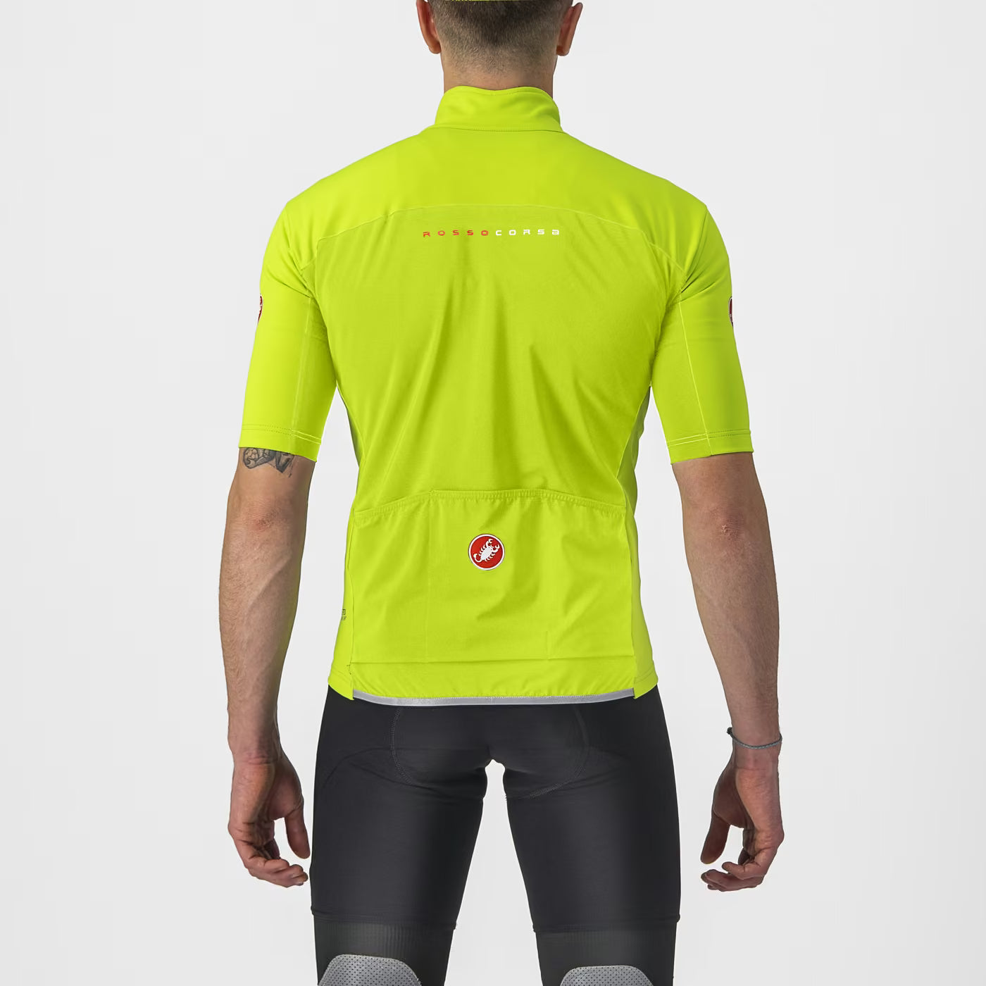 Castelli Perfetto RoS 2 Wind Jersey Men's Electric Lime - Image 2