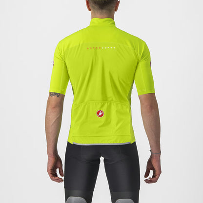 Castelli Perfetto RoS 2 Wind Jersey Men's Electric Lime - Image 2
