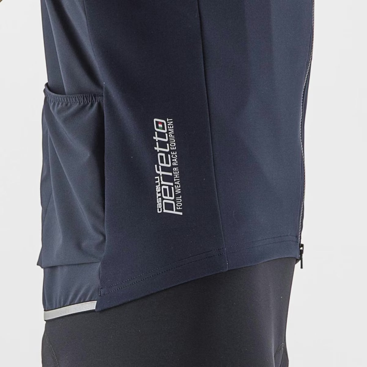 Castelli Perfetto RoS 2 Wind Jersey Men's Savile Blue - Image 3