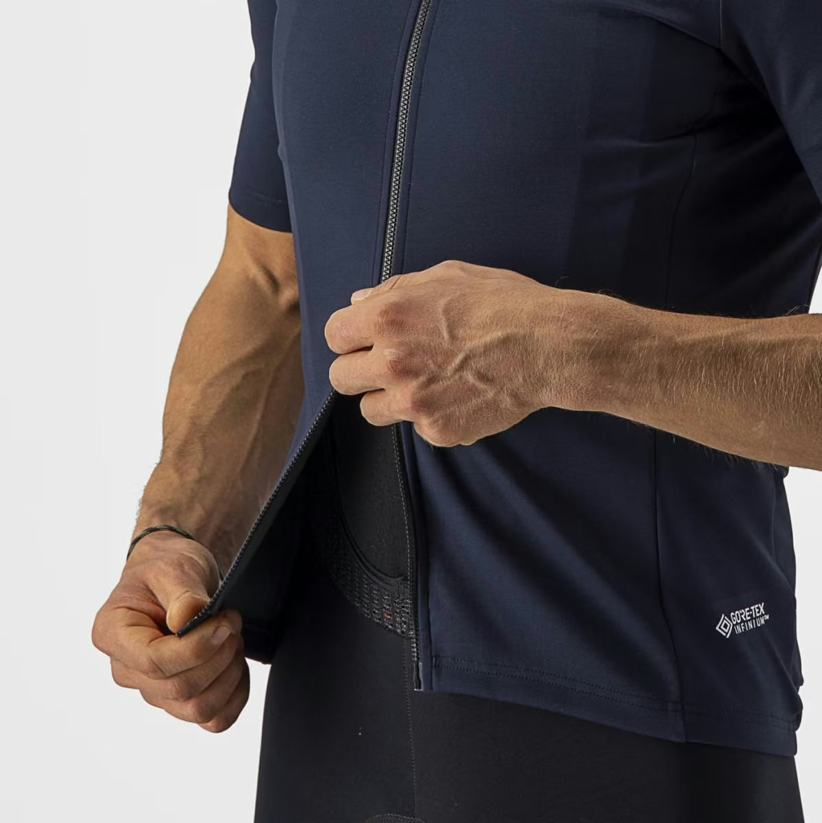 Castelli Perfetto RoS 2 Wind Jersey Men's Savile Blue - Image 6