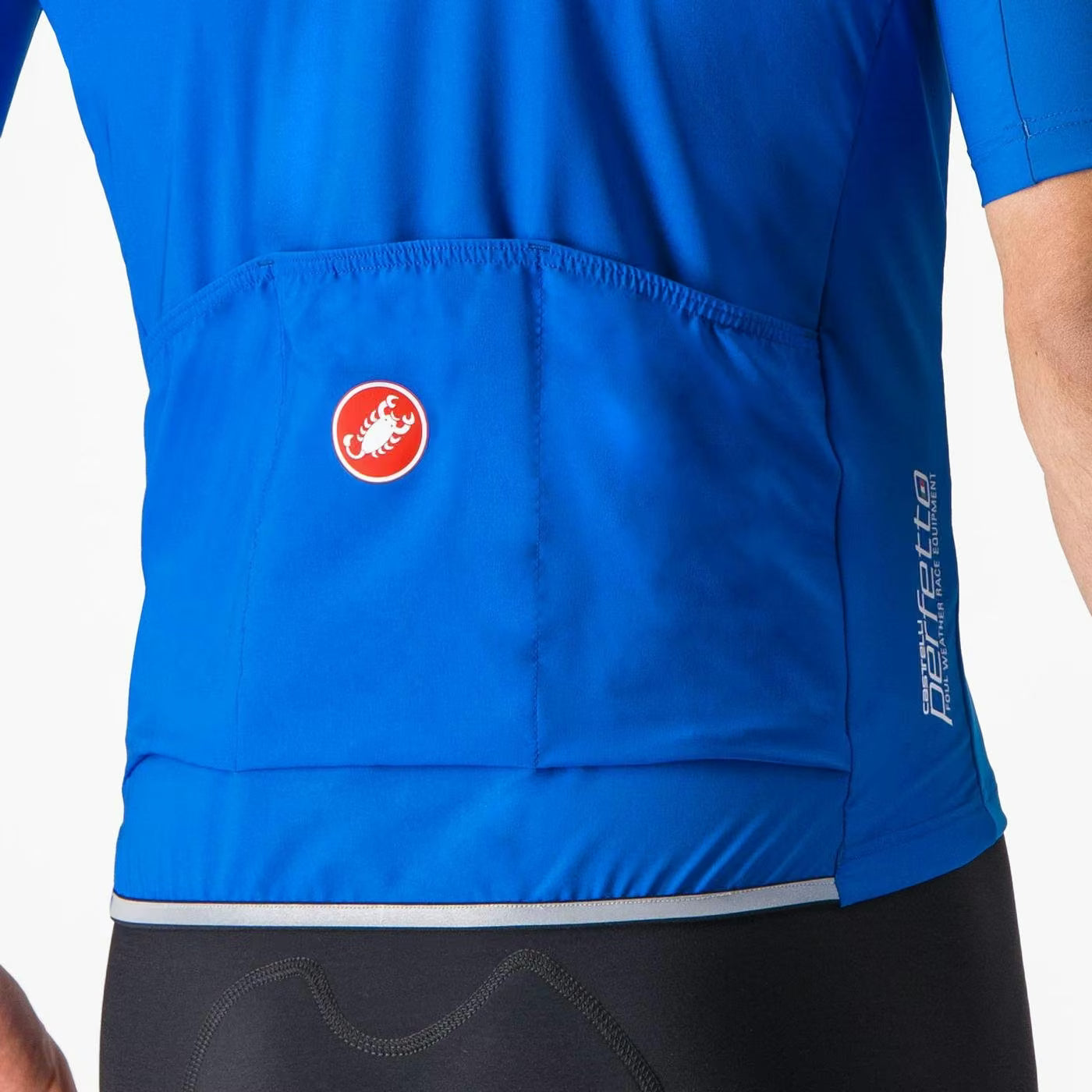 Castelli Perfetto RoS 2 Wind Jersey Men's Azzurro Italia - Image 4