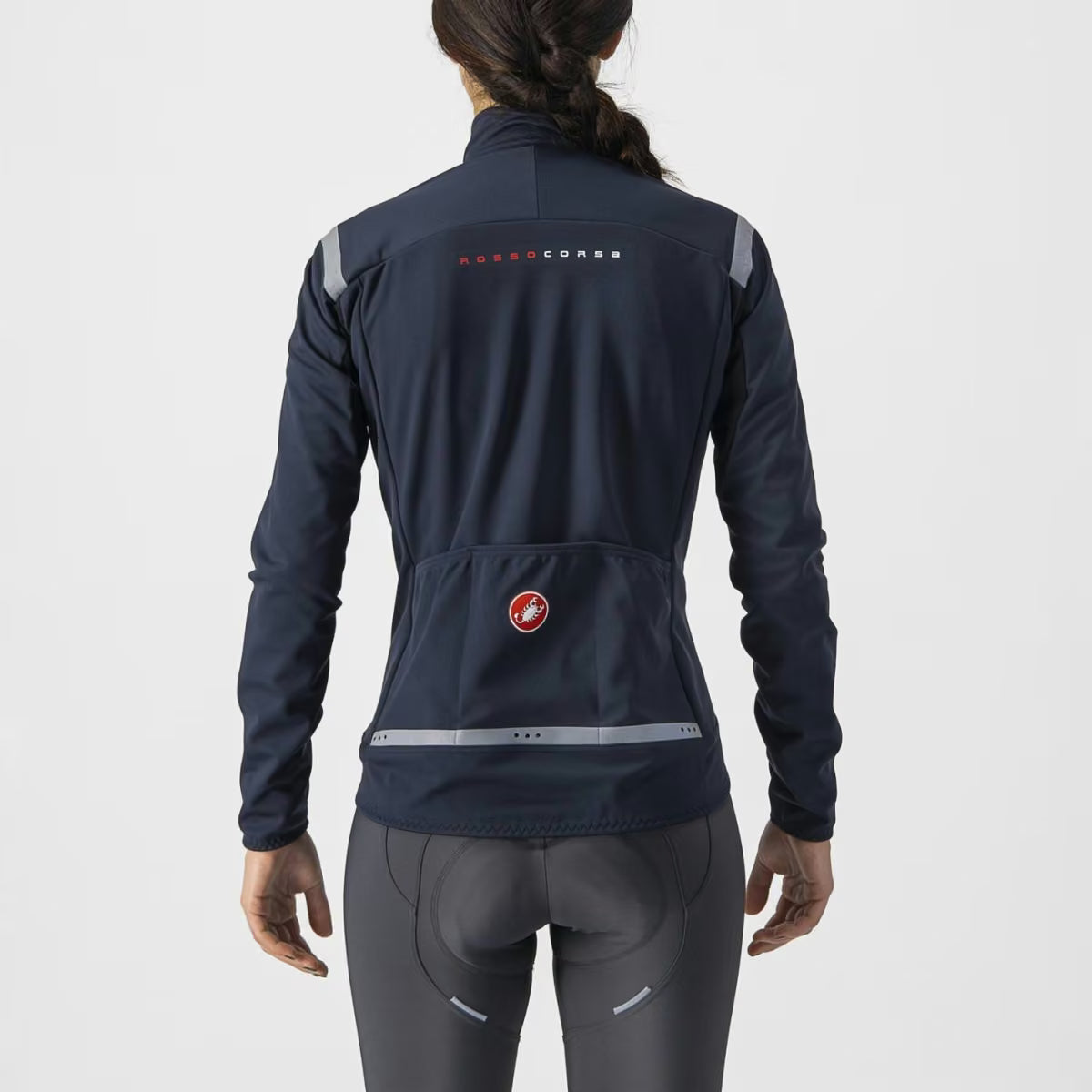 Castelli Perfetto RoS 2 Jacket Women's Saville Blue/Silver R - Image 2