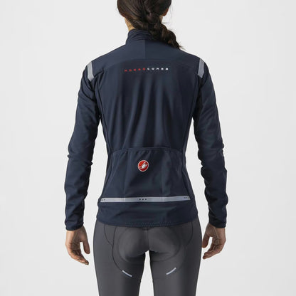 Castelli Perfetto RoS 2 Jacket Women's Saville Blue/Silver R - Image 2