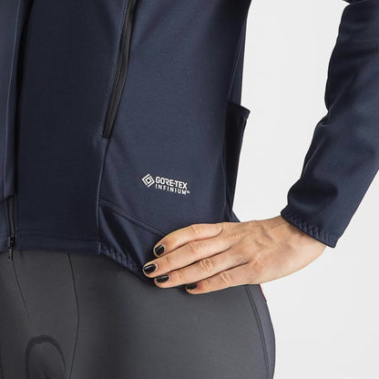 Castelli Perfetto RoS 2 Jacket Women's Saville Blue/Silver R - Image 4