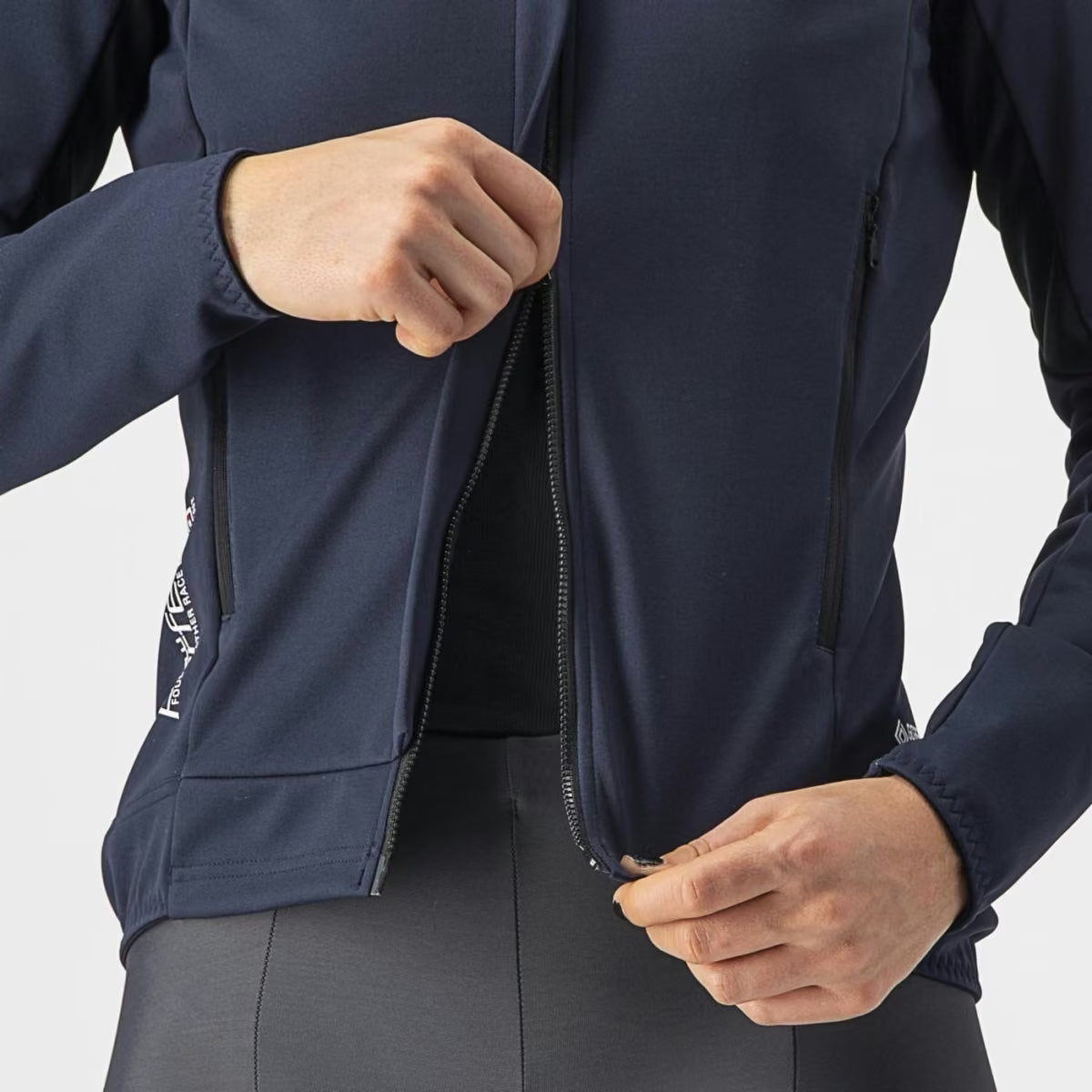 Castelli Perfetto RoS 2 Jacket Women's Saville Blue/Silver R - Image 6