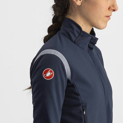 Castelli Perfetto RoS 2 Jacket Women's Saville Blue/Silver R - Image 7