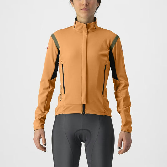 Castelli Perfetto RoS 2 Jacket Women's Melon/Military Green - Image 1