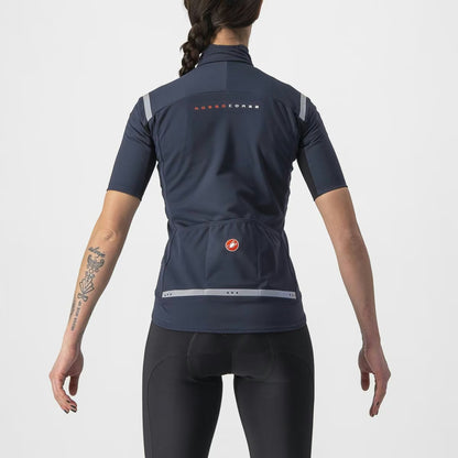 Castelli Gabba RoS 2 Jacket Women's Savile Blue/Silver Refle - Image 2