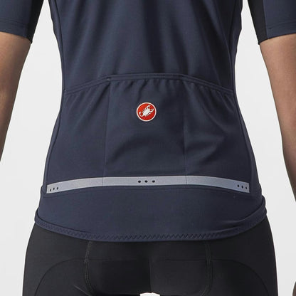 Castelli Gabba RoS 2 Jacket Women's Savile Blue/Silver Refle - Image 3