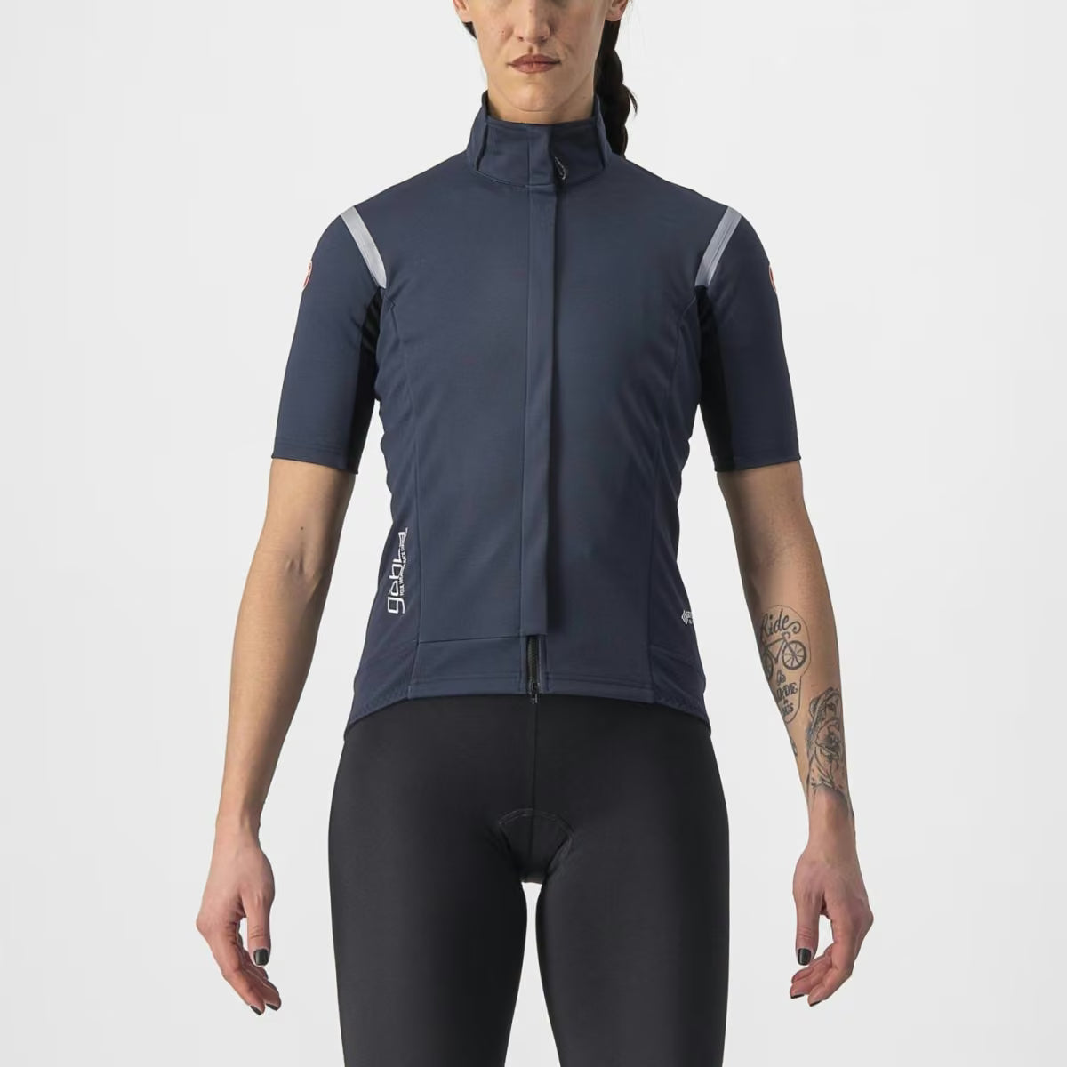 Castelli Gabba RoS 2 Jacket Women's Savile Blue/Silver Refle - Image 1