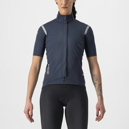 Castelli Gabba RoS 2 Jacket Women's Savile Blue/Silver Refle - Image 1