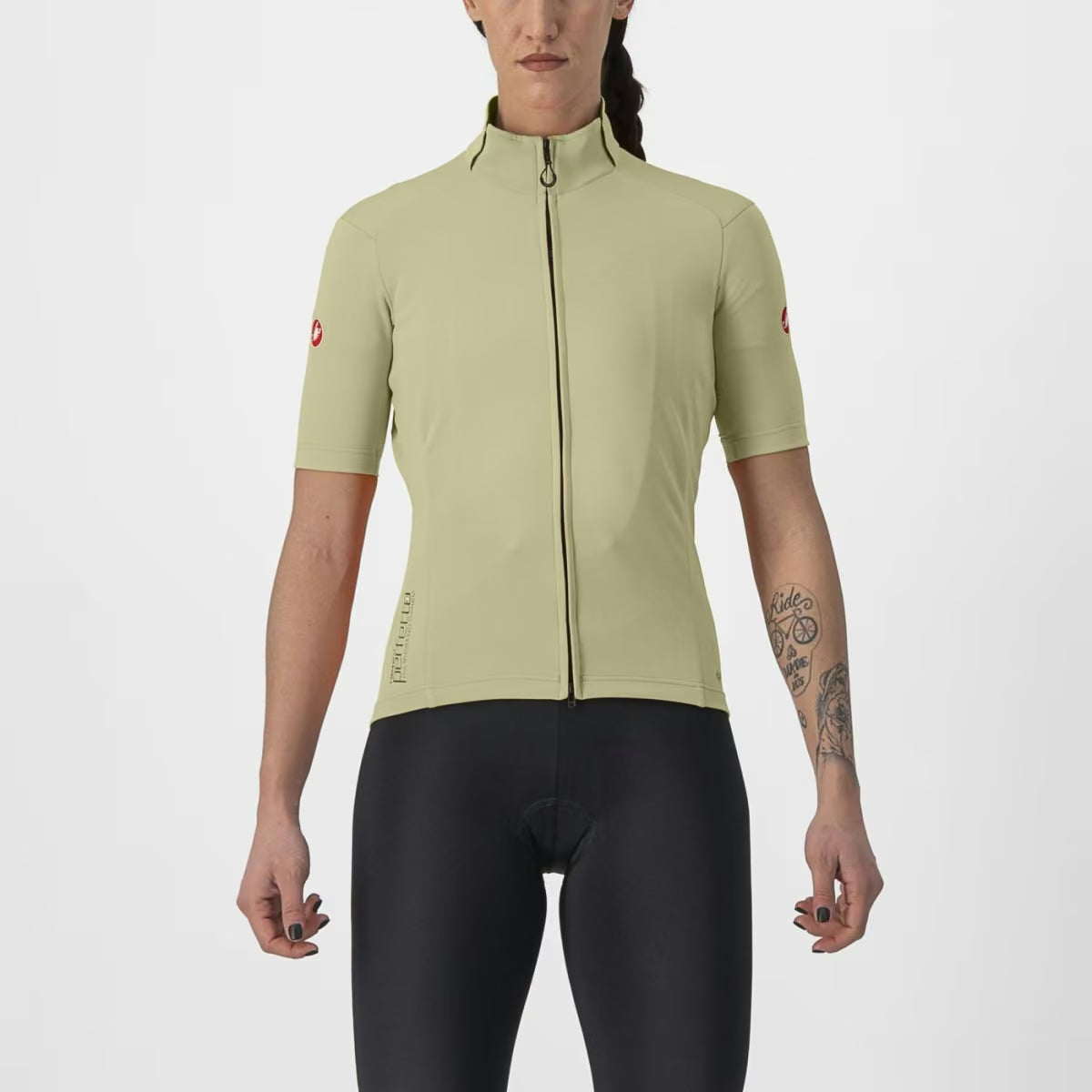 Castelli Perfetto RoS 2 Wind Jersey Women's Green Tea - Image 1