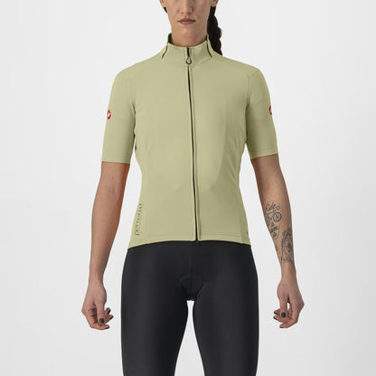 Castelli Perfetto RoS 2 Wind Jersey Women's Green Tea - Image 1