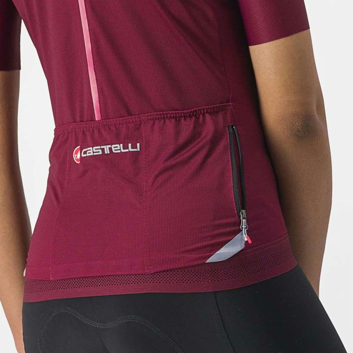 Castelli Endurance Jersey Women's Bordeaux - Image 4