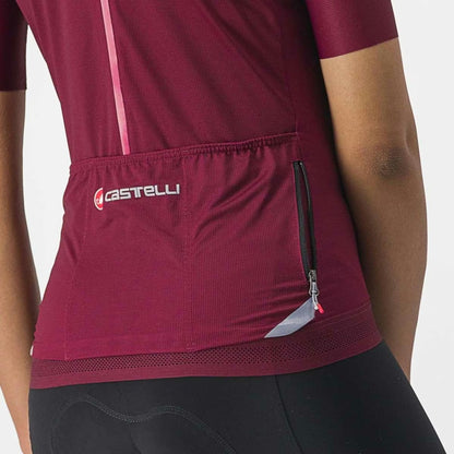 Castelli Endurance Jersey Women's Bordeaux - Image 4