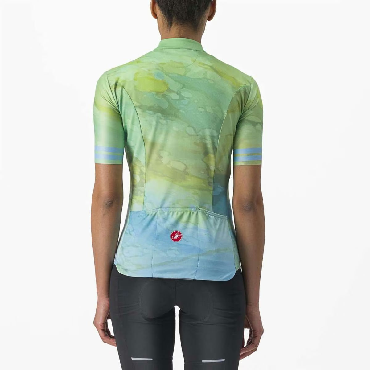 Castelli Marmo Jersey Women's Multicolour Baby Blue - Image 2