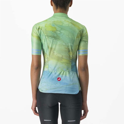 Castelli Marmo Jersey Women's Multicolour Baby Blue - Image 2