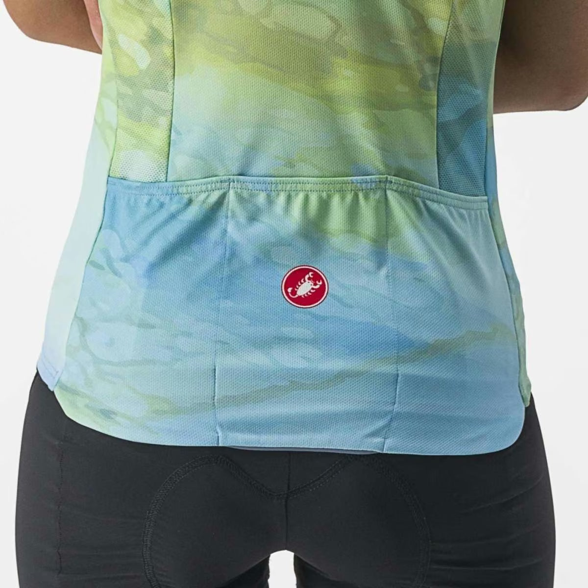 Castelli Marmo Jersey Women's Multicolour Baby Blue - Image 3