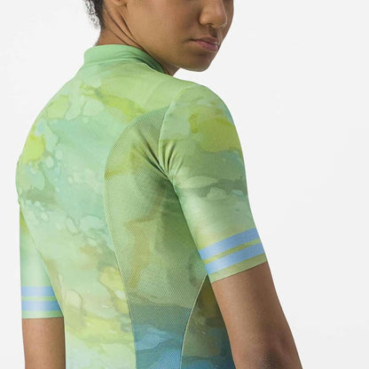 Castelli Marmo Jersey Women's Multicolour Baby Blue - Image 4