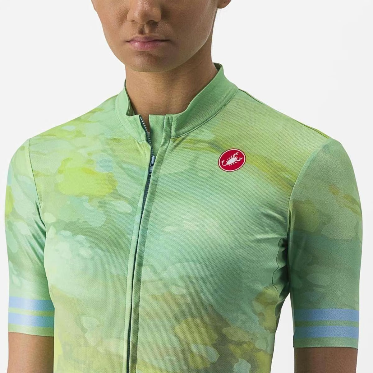 Castelli Marmo Jersey Women's Multicolour Baby Blue - Image 5